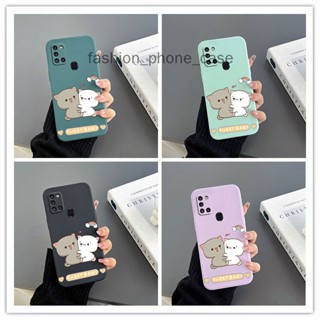 เคส samsung a21s เคสโทรศัพท์มือถือ ซิลิโคน ลายแมว สําหรับ samsung a21s เคส