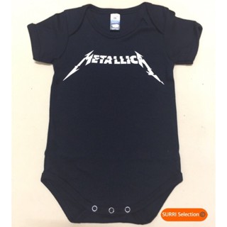 Metallica ชุดรอมเปอร์วันพีช แบบแข็ง สําหรับเด็กทารก VB5Z