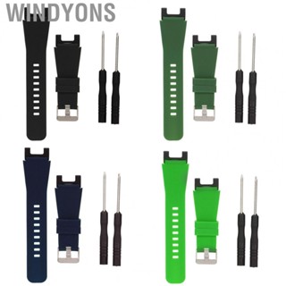 Windyons Watch Silicone Replacement Strap  Sport Watch Strap Smooth Texture Streamline  for Amazfit T-Rex Pro