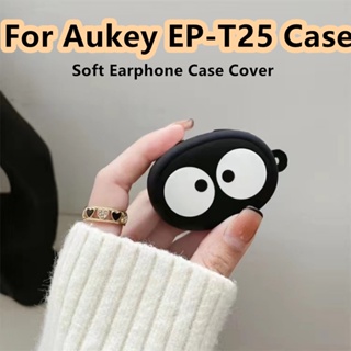 【Ĕĕ】เคสหูฟัง แบบนิ่ม ลายการ์ตูนน่ารัก สําหรับ Aukey EP-T25 EP-T25