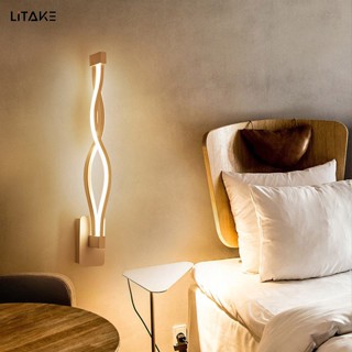 【LITAKE】โคมไฟติดผนัง Led 16w รูปทรงหยัก สไตล์โมเดิร์นมินิมอล สําหรับตกแต่งบ้าน ห้องนอน