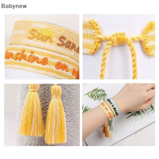 &lt;Babynew&gt; สร้อยข้อมือถัก ประดับพู่ สไตล์โบฮีเมียน แฟชั่นสําหรับผู้หญิง ลดราคา