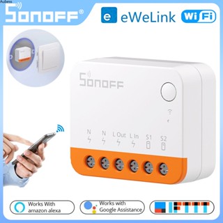 Ready Sonoff Mini R4 Wifi Smart Switch Mini Module Extreme Voice รีโมทคอนโทรลพร้อม Alexa Google Home Alice Serein