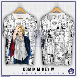 เสื้อยืดแขนสั้น คอสเพลย์ พิมพ์ลายกราฟิกการ์ตูนอนิเมะ TOKYO REVENGERS Mikey 3 มิติ แฟชั่นยอดนิยม