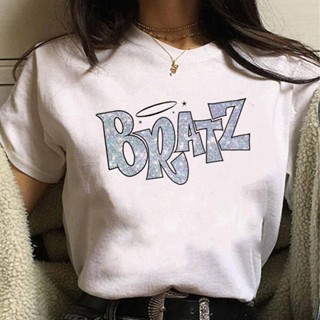 เสื้อยืด พิมพ์ลายกราฟฟิค Bratz สไตล์ญี่ปุ่น สําหรับผู้หญิง