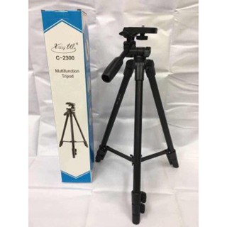 ขาตั้งกล้อง XIANG WU C-2300  ขาตั้งมือถือ 3 ขา Tripod ขาตั้งกล้องและมือถือ ขาตั้ง3ขา ปรับความสูงได้ 2 ท่อน มีถุงผ้าแถม