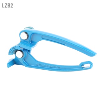 LZB2 1/8in 3/16in 1/4in Tube Bender Tubing Fuel Brake AC Refrigerant Line Bending เครื่องมือ สีน้ำเงิน