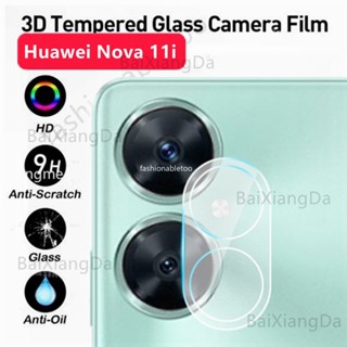 ฟิล์มกระจกนิรภัยกันรอยเลนส์กล้อง 3D สําหรับ Huawei Nova 11 pro Ultra 11 i 11pro 11Ultra 11i Nova11i Nova11pro