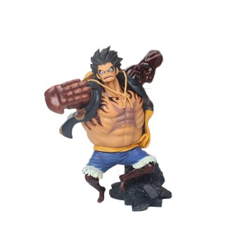 Spot all-in-one action character model Monkey D Luffy 4 gear animation 15cm PVC collection toy KO exquisite decorative statue childrens gift