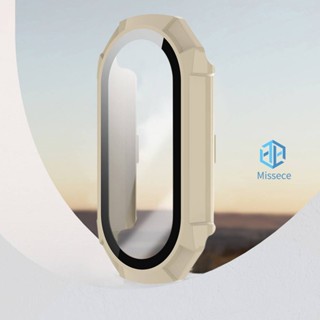 กระจกนิรภัย PC ป้องกันรอยขีดข่วน อุปกรณ์เสริม สําหรับ Xiaomi Mi Band 8