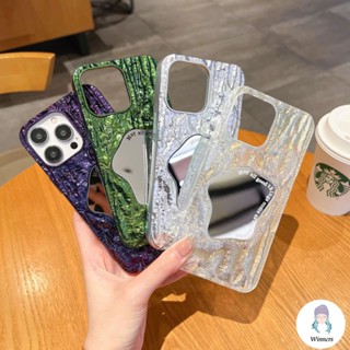 เคสโทรศัพท์มือถือ TPU แบบนิ่ม ไล่โทนสี กันกระแทก มีกระจกแต่งหน้า สําหรับ IPhone 11 14 Pro Max Ip 13 12 11 Pro Max IPhone 7Plus 8Plus