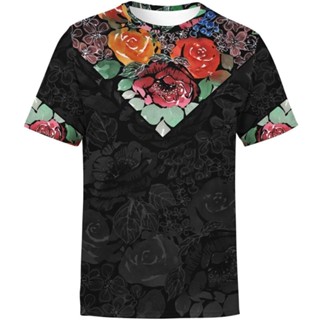 เสื้อยืด ลาย Rosa Ivy สไตล์วินเทจ