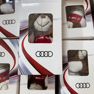 พวงกุญแจ จี้ตุ๊กตาหมีเท็ดดี้ โลโก้ Audi ของแท้ จากโรงงาน 4s แบบกําหนดเอง