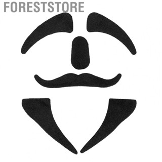 Foreststore Fake Beard  Costume Fake Moustache Festival Decoration Self‑adhesive Novelty  for Masquerade Party for Kids for Play Activity for Adult