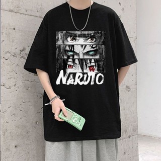 อนิเมะเสื้อยืด Anime Naruto เสื้อยืดลายญี่ปุ่นผู้ชาย อนิเมะเสื้อผู้ชาย เกม