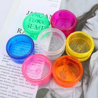 New Day Weekly Medicine Tablet Pill Box Organizer Round Stackable Container