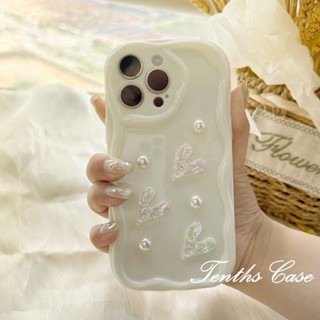 เคสโทรศัพท์มือถือแบบนิ่ม ลายหัวใจ 3D ขอบโค้ง สําหรับ Samsung A14 A34 A54 A03 A03s A04 A04e A04s A23 A13 A33 A53 A12 A22 A52 A52s A32 A51 A50 A50s A30s