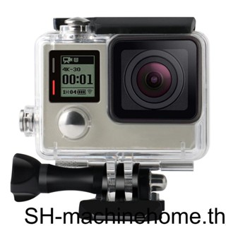 เคสกล้องใต้น้ํา กันน้ํา 45 ม. แบบเปลี่ยน สําหรับ gopro hero 4 3+