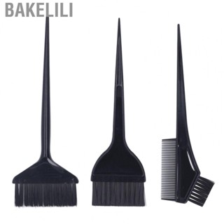 Bakelili Hair Coloring Comb Brush  Black 3pcs for Salon Hairdressers