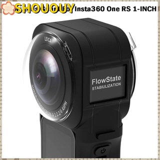 SHOUOUY ฝาครอบป้องกันเลนส์ แบบใส สําหรับ Insta360 ONE RS 1 นิ้ว