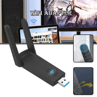 USB 3.0 WiFi Adapter 1300Mbps Long Range Dual Band 5G Wireless Network Dongle