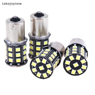 [takejoynew] หลอดไฟเลี้ยว LED 1156 BA15S 2835 33-SMD สีขาว สําหรับรถยนต์ KLB 4 ชิ้น