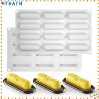 TEATH 3D Stick Half-cylindrical Craft Kitchen Chocolate Mold Soap Making Handmade Mousse Cake Mold