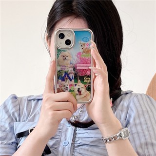 เคสโทรศัพท์มือถือ ลายการ์ตูนสุนัขปราสาทน่ารัก สําหรับ iphone 14 13 12 Pro Max 11 14promax