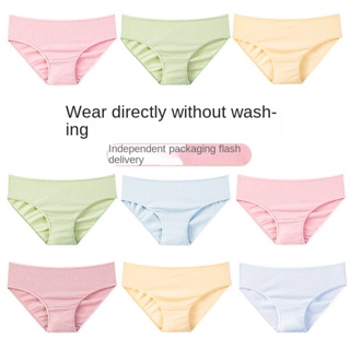 Disposable Underwear for Going out Womens Pants Individually Packaged Postpartum Maternity Underwear Wash-Free Physiological Period Breathable Sterilization Travel dwvA