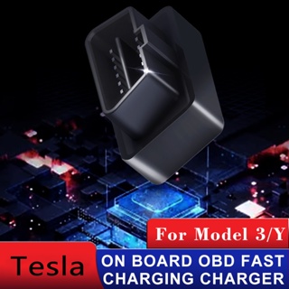 Model3 ที่ชาร์จโทรศัพท์มือถือในรถยนต์ OBD 30W ชาร์จเร็ว อุปกรณ์เสริม สําหรับ Tesla Model 3/Y 2022 2021