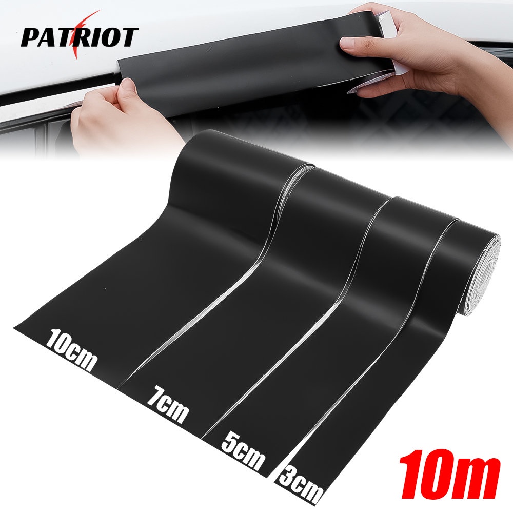3/5/7/10 ซม. แถบสีดําด้าน / การตกแต่งภายนอกรถยนต์ / รูปลอกหลังคาเสาประตูรถยนต์ / สติกเกอร์ฟอยล์กาวในตัว อเนกประสงค์ / ฟิล์มไวนิล แต่งตัวรถ