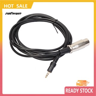 Sf_ สายเคเบิลไมโครโฟน 1/8 นิ้ว 3.5 มม. ตัวผู้ เป็น XLR 3 Pin ตัวเมีย 10 ฟุต