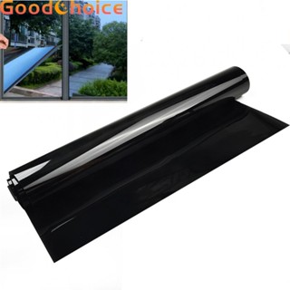 【Good】Window Film Blackout Static Cling For Privacy To Block Sun UV Black 1 Roll【Ready Stock】