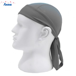 【Anna】Cycling Cap Pirate Turban Running Riding Headscarf 100 Cool Silk Fabric