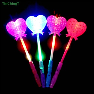 [TinChingT] ของเล่นไม้กายสิทธิ์เรืองแสง Led รูปหัวใจ