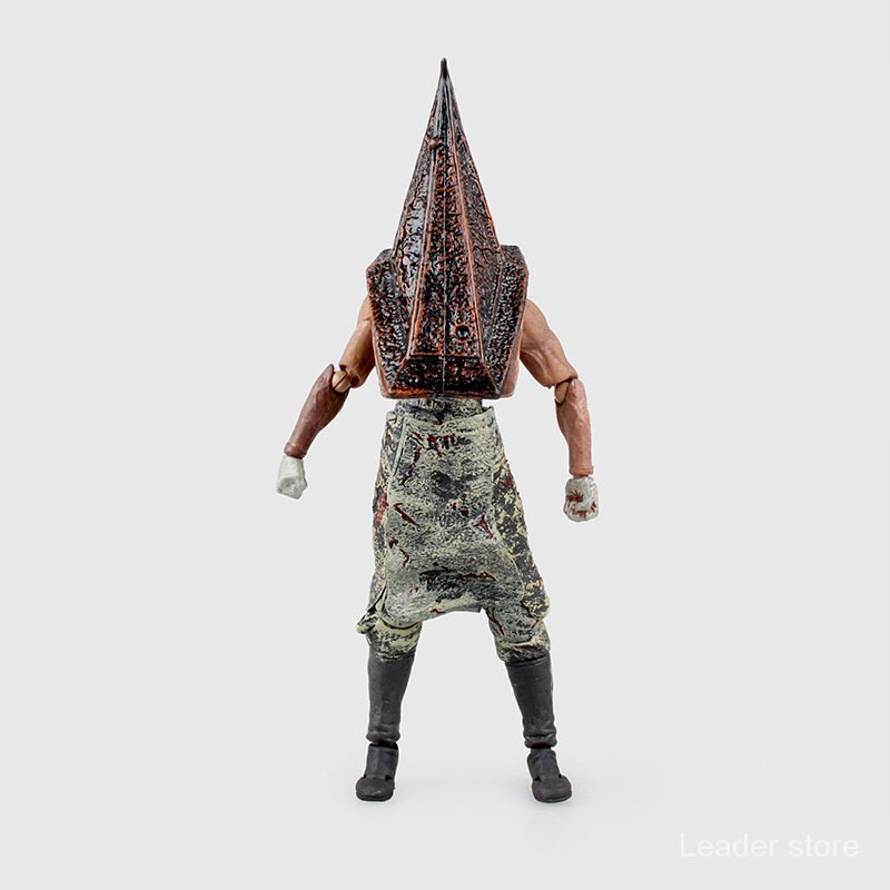 Game Silent Hill Pyramid Head Cosplay Weapon Red Pyramid Thing Headgear  Machete Prop Halloween Christmas Customized Accessory