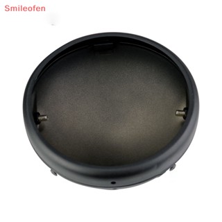 [Smileofen] ใหม่ เฮาท์ซิ่งถังไฟหน้า LED ทรงกลม สีดํา สําหรับรถจักรยานยนต์