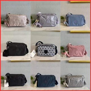 Kipling กระเป๋าสะพายข้าง ผู้หญิง 4 ซิป กระเป๋าสะพายไหล่ ลําลอง K12969 (9 สี)