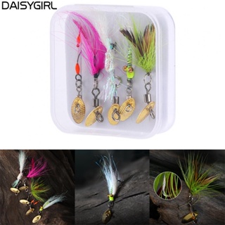 【DAISY Fishing】Fly Hooks With Sequins 5pcs Bait Carp Fishing Lure Decoy Bait Fish Accessories