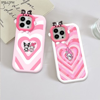 Compatible With iPhone 14 13 12 Pro Max Plus เคสไอโฟน สำหรับ Case Cartoon love เคส เคสโทรศัพท์ เคสมือถือ Full Cover Hard Phone Cases Casing