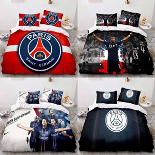 Jay Paris Saint Germain 3in1 ชุดเครื่องนอน ผ้าปูที่นอน ผ้าห่ม ซักทําความสะอาดได้ สะดวกสบาย สําหรับหอพัก บ้าน ห้องนอน