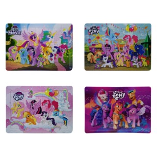 Jigsaw Puzzle ตัวต่อจิ๊กซอว์ 54 ชิ้น แผ่นขนาด L My Little Pony Tray Toy Board Variant ภาพมายลิตเติ้ลโพนี่พร้อมถาดรอง ...