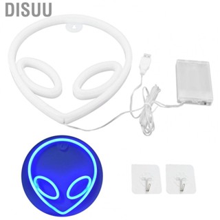 Disuu Alien Neon Sign Innovative Wall Hanging Decorative Night Light /USB F