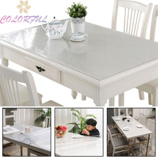 【COLORFUL】Table Mat Dining Rooms For Kitchens Oil Resistant Table Cover Thickness 1mm