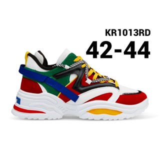 รองเท้าผ้าใบไซส์ใหญ่ 42-44 Tenis Style Tracer ของแท้ โทนสีแดง KR1013RD