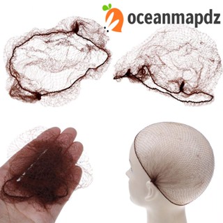 OCEANMAPDZ หมวกคลุมวิกผม แบบใช้แล้วทิ้ง ขนาด 20 นิ้ว สําหรับเต้นรํา เล่นกีฬา