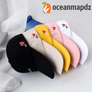 OCEANMAPDZ หมวกแก๊ปลําลอง ผ้าฝ้าย ป้องกันรังสียูวี เข้ากับทุกการแต่งกาย สไตล์เกาหลี ฮิปฮอป