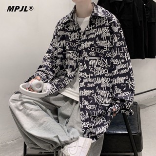 เสื้อคลุมเสื้อเชิ้ตทรงหลวมลำลองแขนยาวชุดทำงานผู้ชายและผู้หญิงเสื้อคู่รักแบรนด์แฟชั่นเสื้อโค้ทบางBOY186 shirt