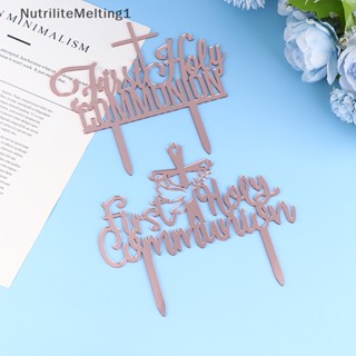 [NutriliteMelting1] ท็อปเปอร์เค้ก รูปนกพิราบ สีทอง สําหรับเด็กผู้ชาย และเด็กผู้หญิง 1 ชิ้น [TH]