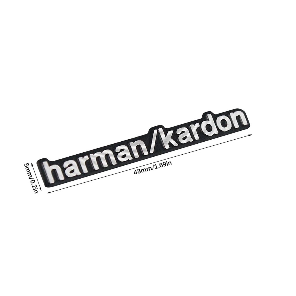 Harman Kardon Badge Emblem สติกเกอร ์ สําหรับเครื ่ องเสียงรถยนต ์ BMW VW Benz